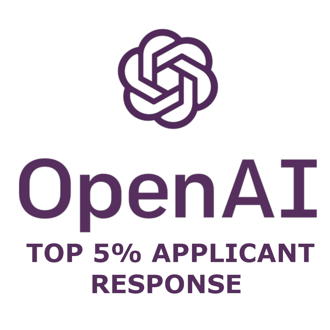 OpenAI top 5% applicant